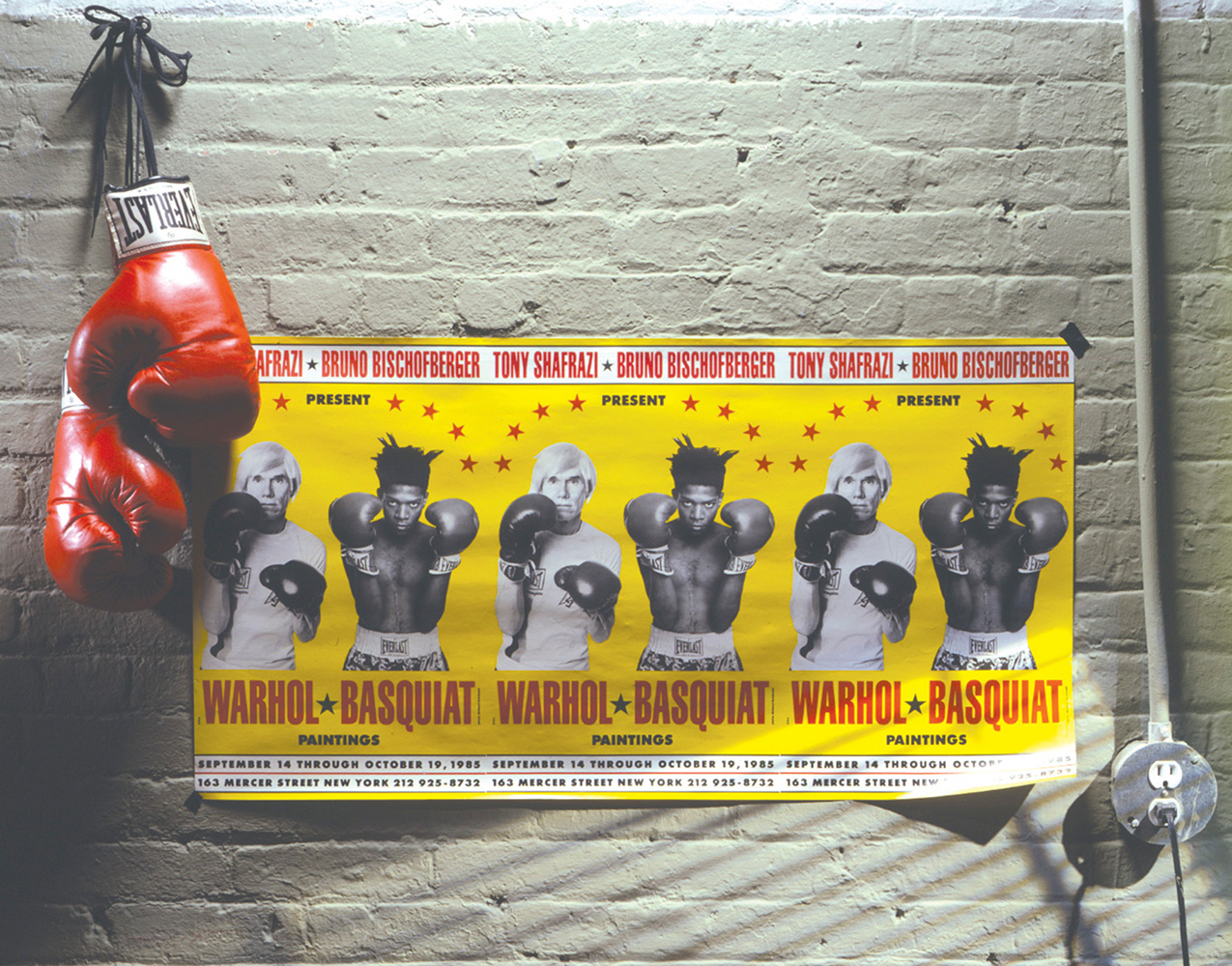 <em>Warhol Basquiat</em> poster for Tony Shafrazi | Bruno Brishofberger